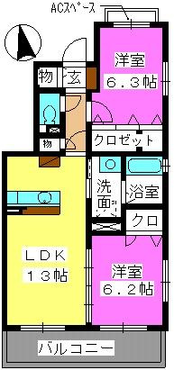レジデンス・グリンダの間取り