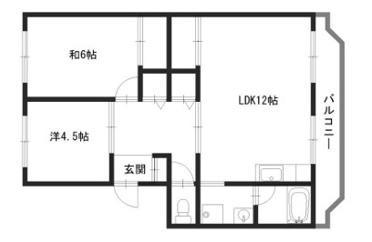 八丈岩マンションの間取り