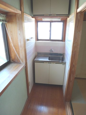 【キッチン】 | 玉名市築地　中古住宅 | ２階にもコンパクトなキッチンがあります