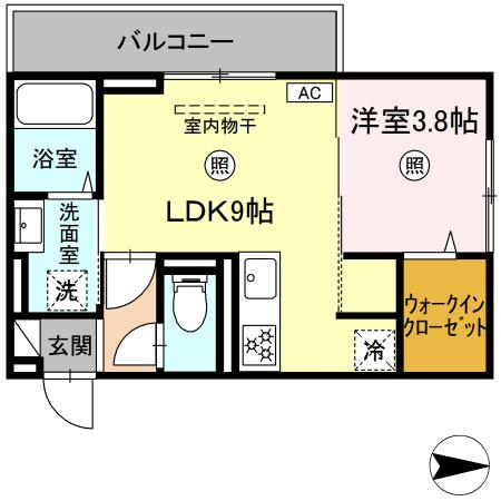 ロイヤルステージ皆生新田の間取り