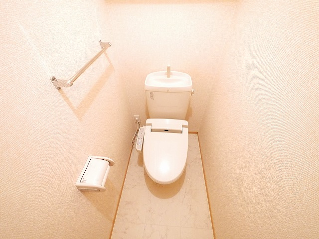 グランシャリオⅡのトイレ|落ち着いた色調のトイレです