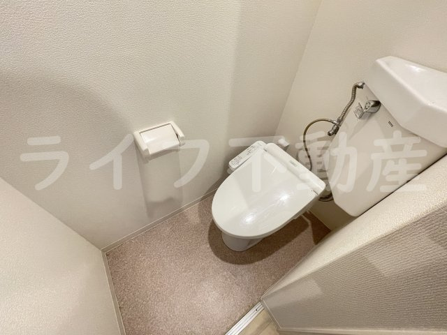 サンライトコーポのトイレ|コンパクトで使いやすいトイレです