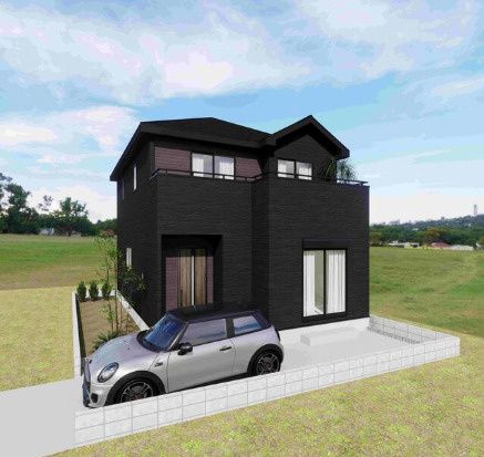 【仲介手数料無料】所沢市北野4期新築全1棟　所沢市の新築住宅なら西武ハウジングの外観パース