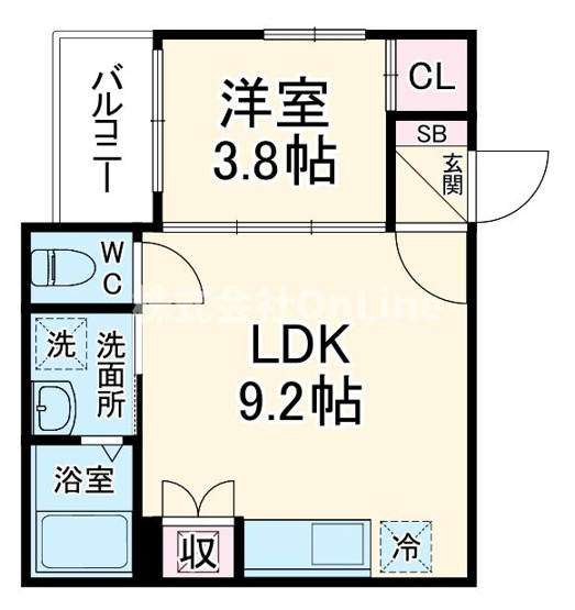 【間取り】 | ルミエール若江岩田