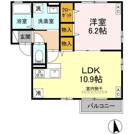 【間取り】 | エスペランサB棟