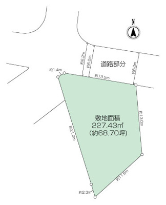＊敷地面積約68.7坪＊桜が丘一丁目売地の画像