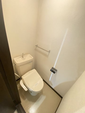 グリーンヒル壱番館のトイレ|落ち着いた色調のトイレです