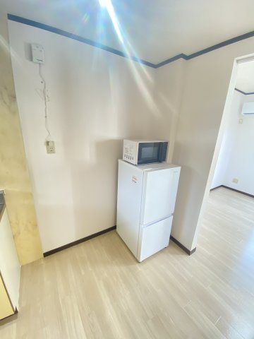 グリーンヒル壱番館の設備|冷蔵庫・電子レンジ無料貸出