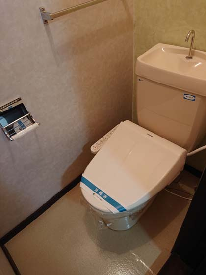 グリーンヒル弐番館のトイレ|ゆったりとした空間のトイレです