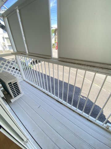 ツインハイツAのバルコニー