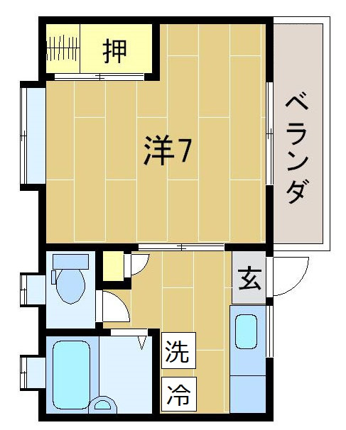 ツインハイツAの間取り