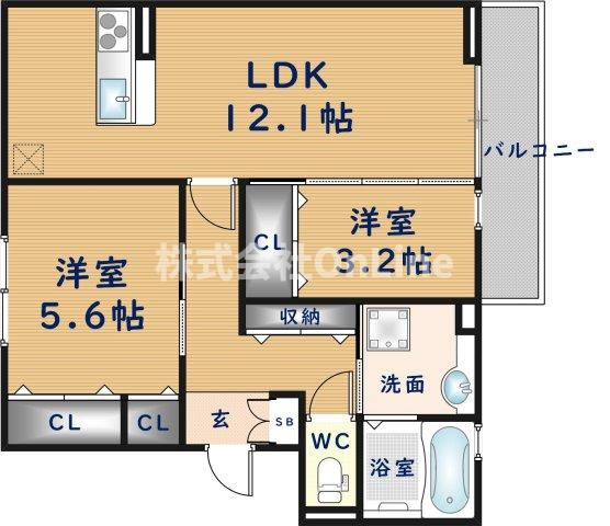 【間取り】 | エスポワール老原
