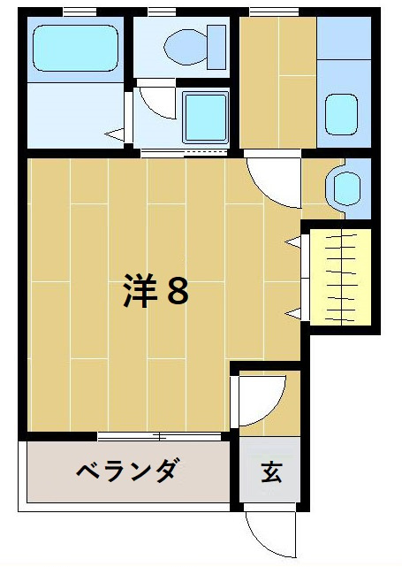 リトルハイツAの間取り
