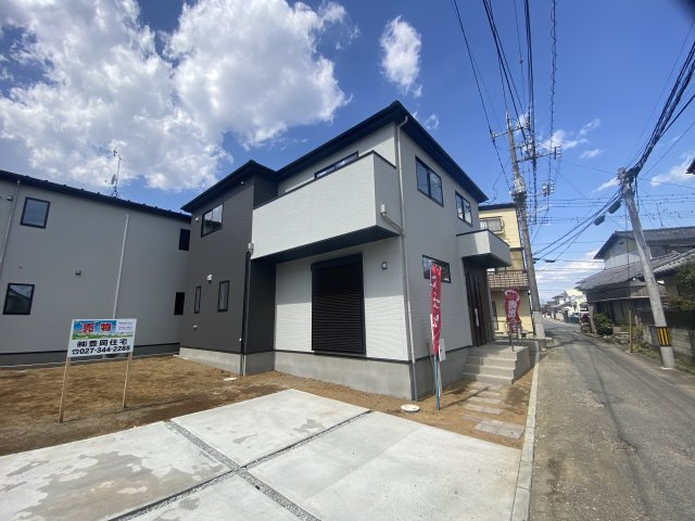 新築　高崎市中豊岡町3期　2号棟の外観|現地写真　高崎市中豊岡町3期　