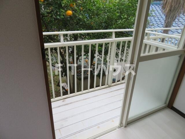 アミー一番館のバルコニー