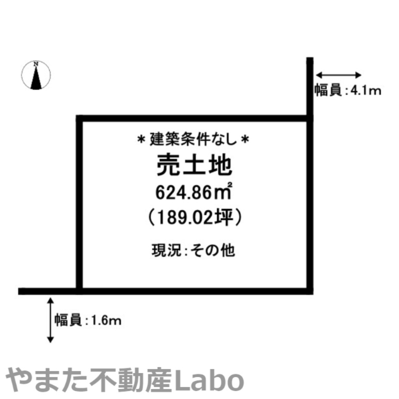 米子市青木土地の土地図