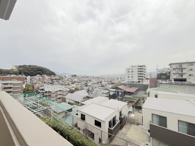 スカイタウン寺塚住宅、25号棟の展望