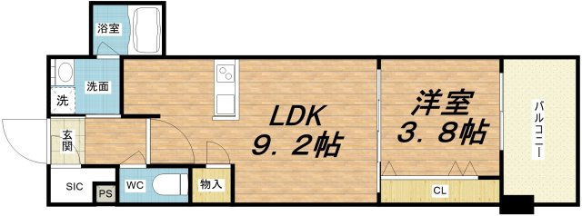 【間取り】 | RJRプレシア南堀江