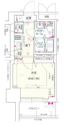 プレサンス松屋町グレースの間取り
