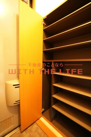 ソニアリーベ【10，000円キャッシュバック対象物件】の玄関|収納もある玄関です