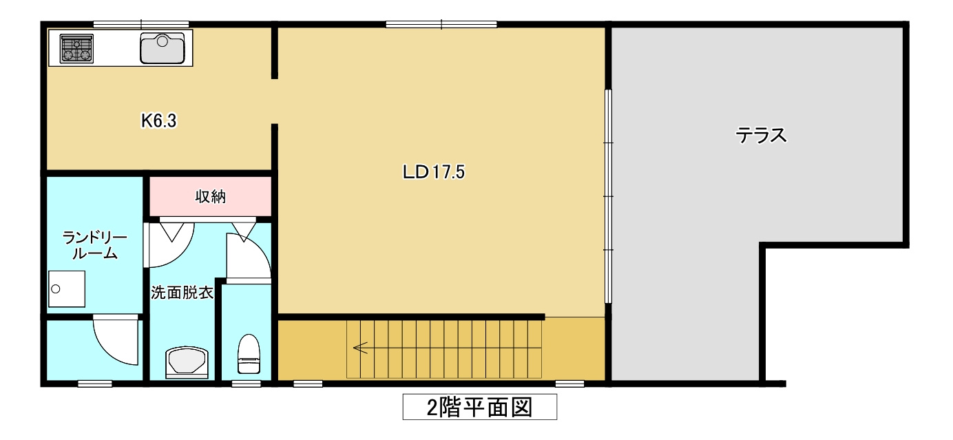 読谷村座喜味　売地の参考プラン