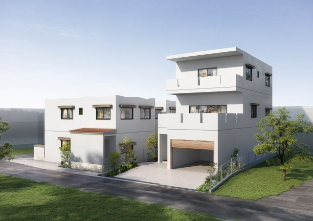 読谷村座喜味　売地の完成予想図|完成予想パース