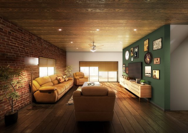 読谷村座喜味　売地の完成予想図|完成予想パース