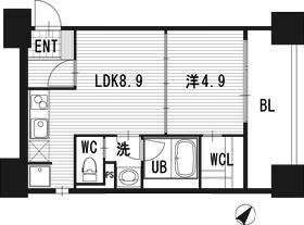 【間取り】 | ステイシス博多駅前 | 間取り図
