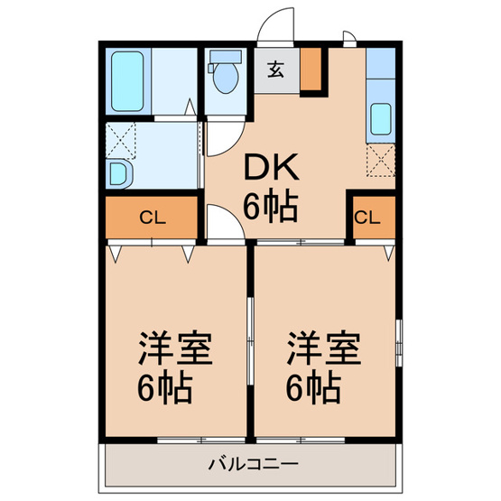【間取り】 | サンライズD