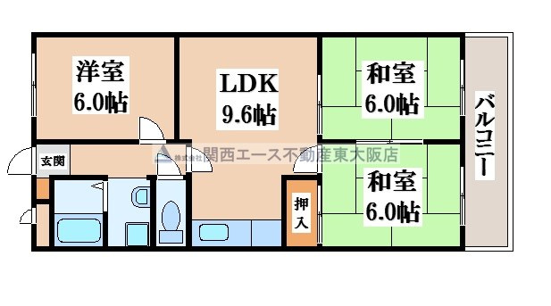 【間取り】 | メゾンおおひがし