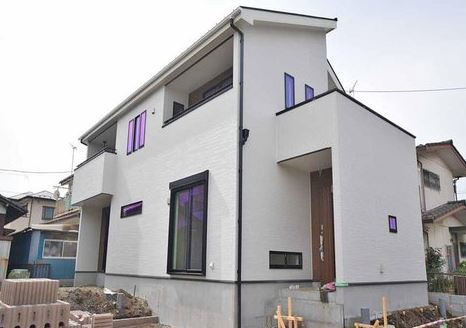 【新築】川越市笠幡新築分譲住宅 全1棟の外観|オール電化で太陽光発電システム搭載！
嬉しい本下水エリアです！