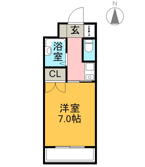 ガウディ白山の間取り