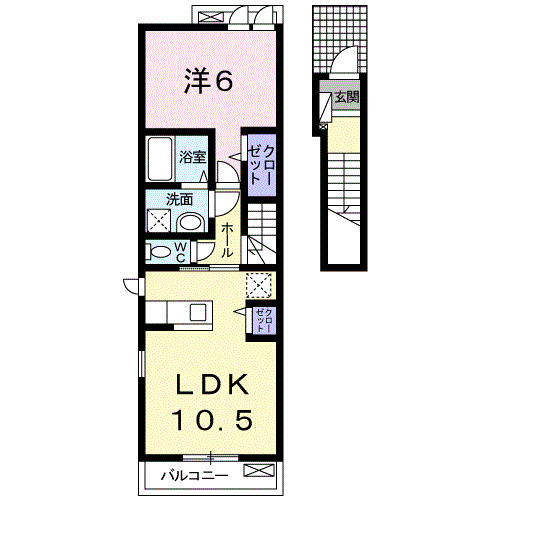 エスペランス　桜の間取り