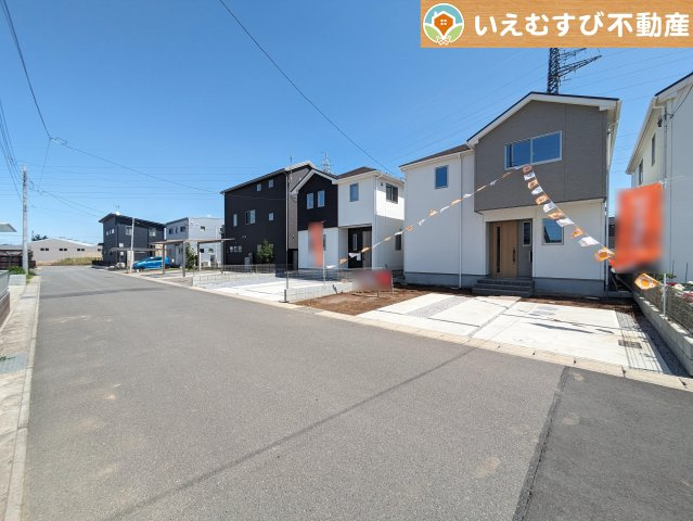 KEIAI FiT　太田市堀口町3期の前面道路含む現地写真