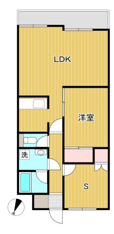 KIフラット越谷の間取り