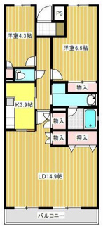 【間取り】 | グランフォーレ