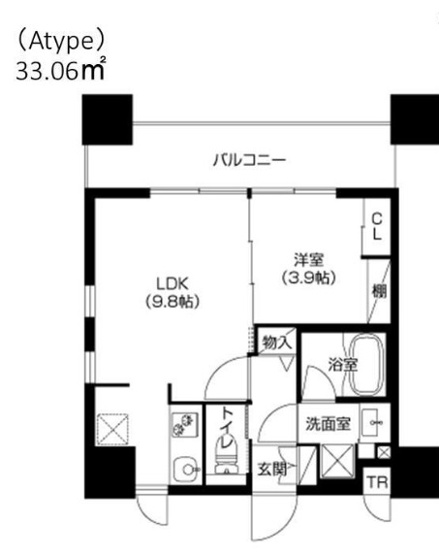【間取り】 | アーバネックス神戸水木通