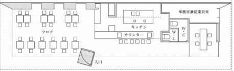 草津市追分南５丁目の店舗の間取り