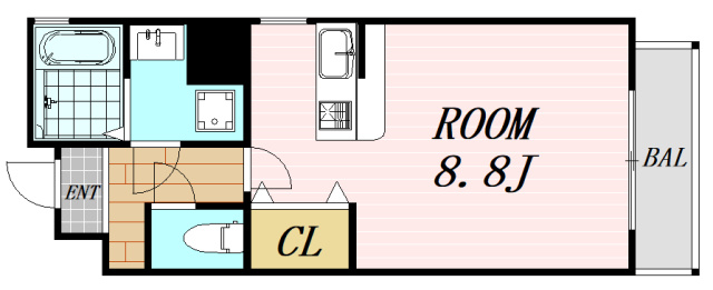 ウエストコート垂水町　仲介手数料無料の間取り