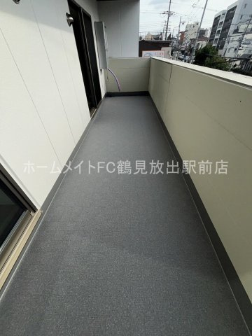 ゼクス鴫野東のバルコニー