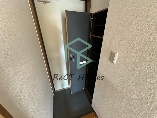 下野田マンションISSEIの玄関