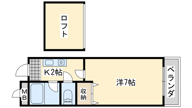 【間取り】 | サンパレス泉佐野