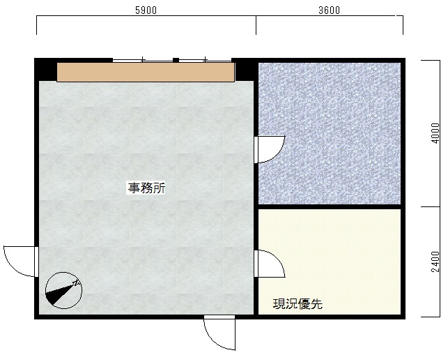 奥商ビルの間取り