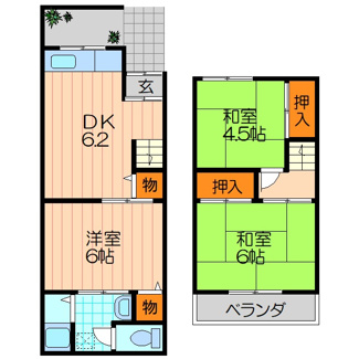 【間取り】 | 植村貸家