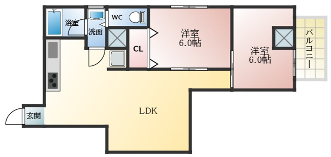 【間取り】 | 辻清マンション