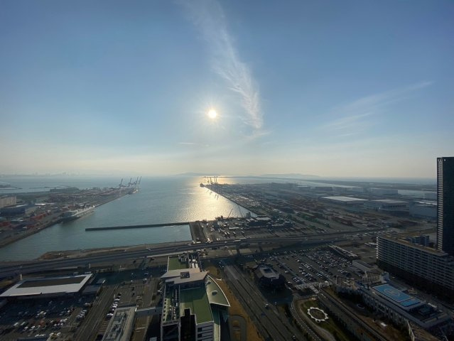 アイランドタワースカイクラブC棟の展望