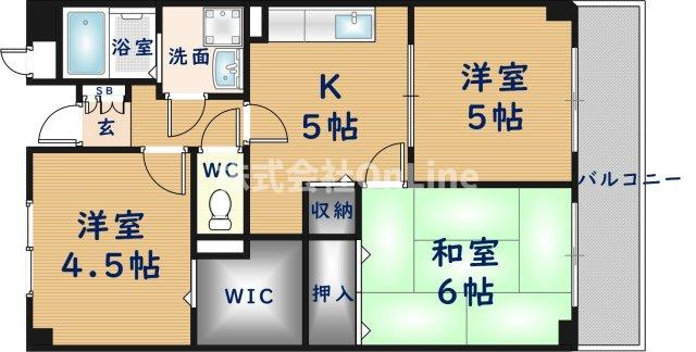 【間取り】 | パークサイド高安
