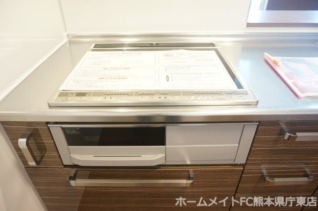 熊本市中央区保田窪２丁目のアパートのキッチン