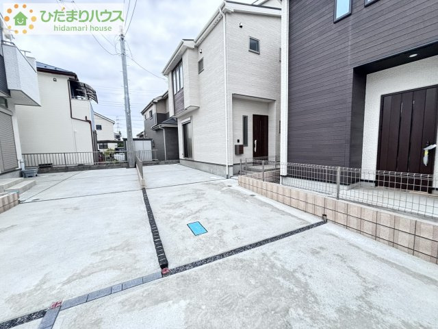 上尾市上　Ⅱ　未入居物件　ニューヒルズ　Cの駐車場|2台分の駐車スペースあり！！