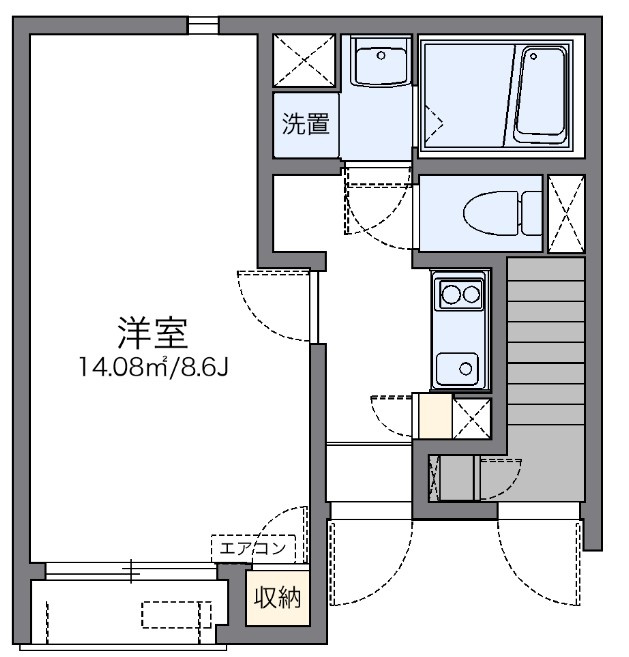 ＨＯＳＯＹＡⅢの間取り